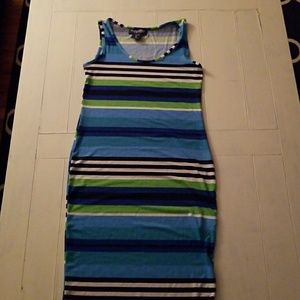 Striped maxi dress